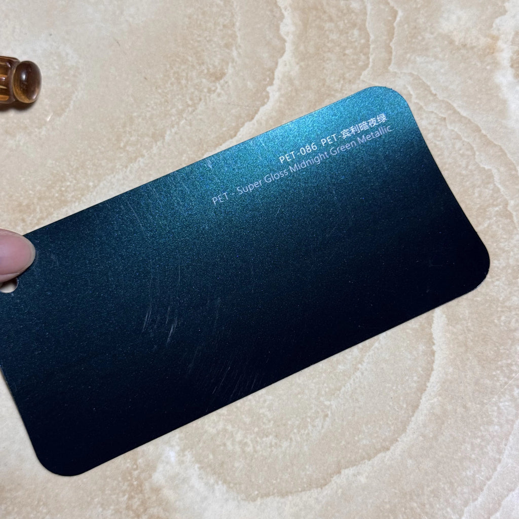 Super gloss midnight green metallic