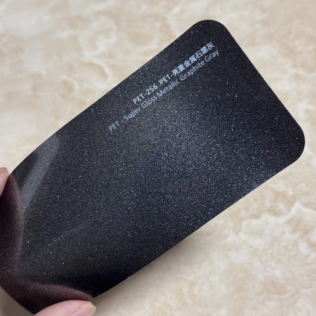 Super gloss metallic graphite grey