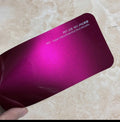 Super gloss rubellite red metallic