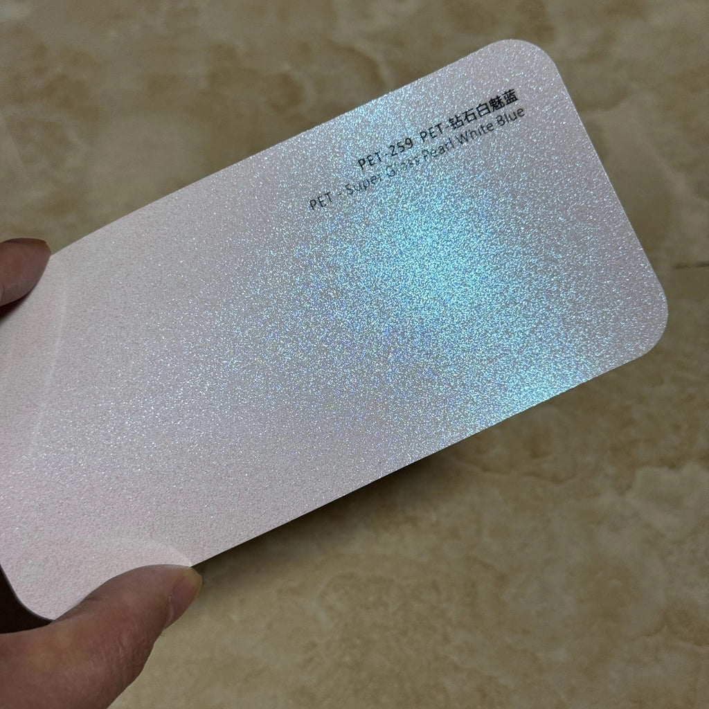 Super gloss pearl white blue