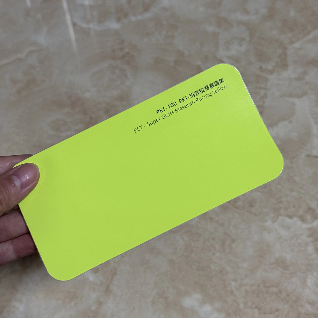 Super gloss Maserati racing yellow