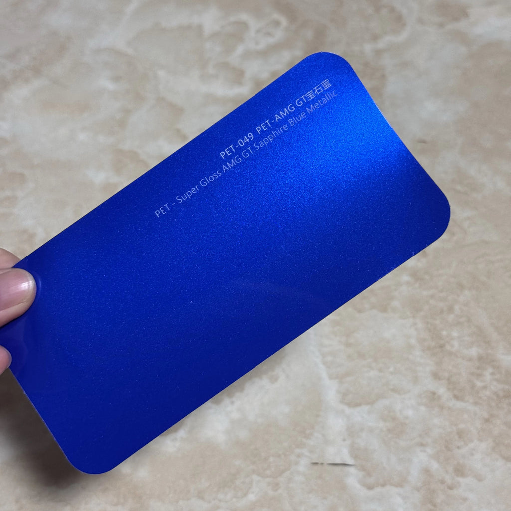 Super gloss sapphire blue metallic
