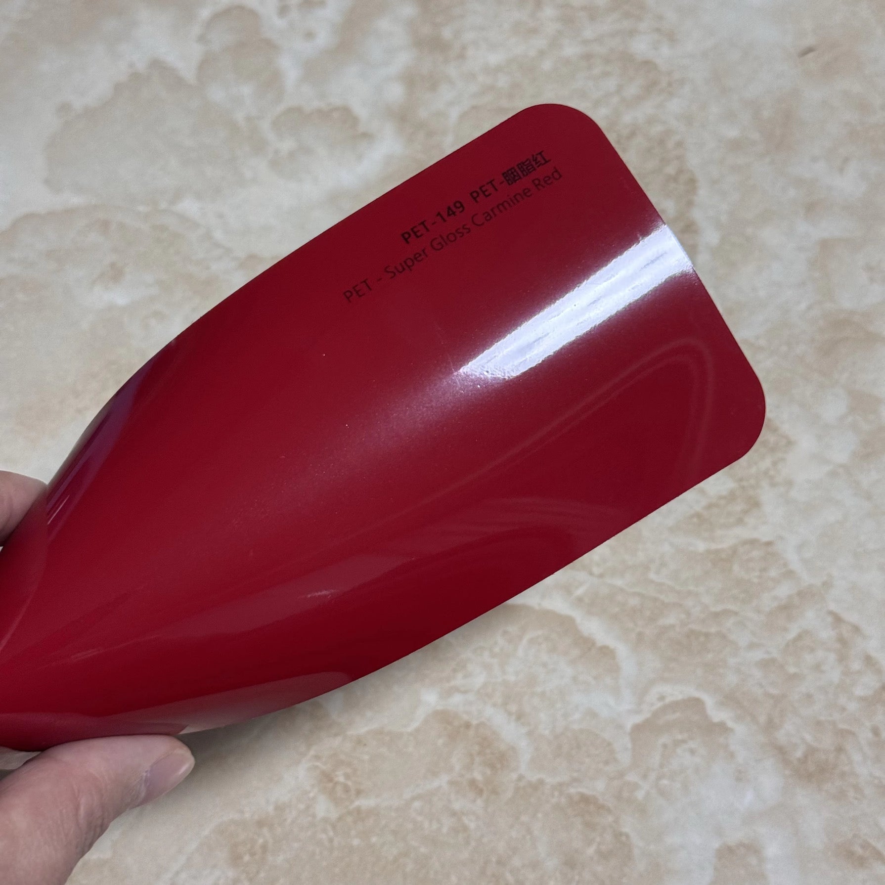 Super gloss carmine red